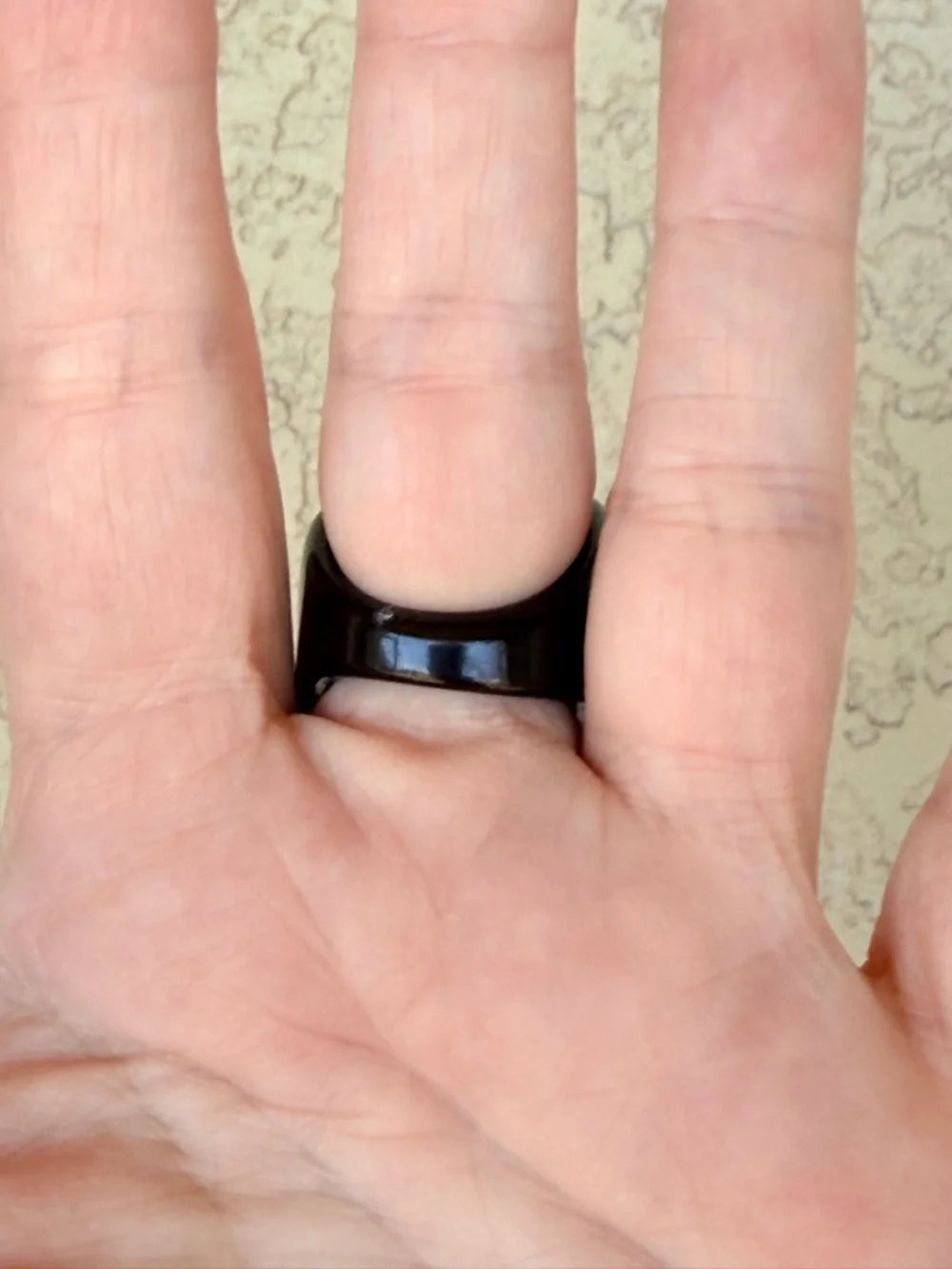Chunky Acrylic Green Floral Butterfly Statement Ring